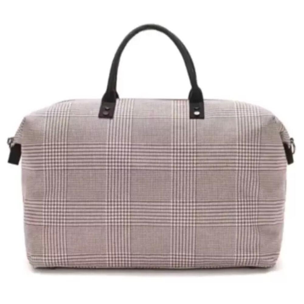 Lulu dharma | Plaid Frasier Weekender Tote Travel Bag